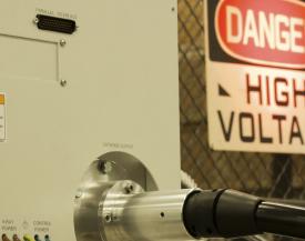X-ray power supply under test